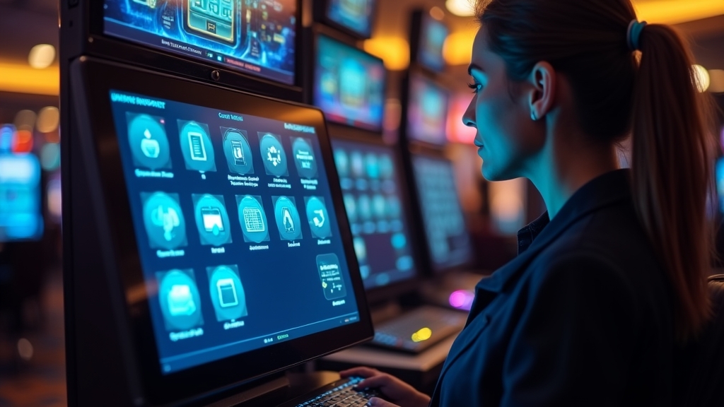 Casino cashier screen showing deposit methods and withdrawal icons